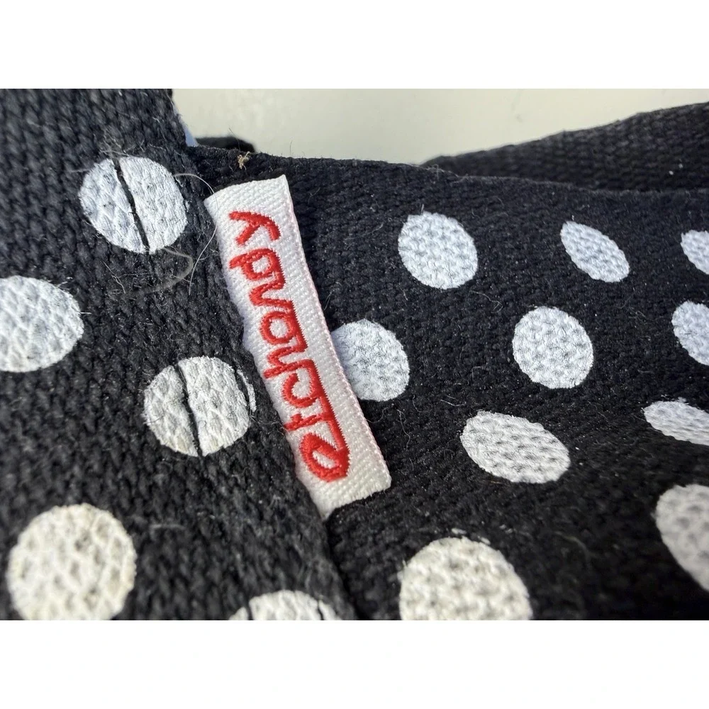 Espadrilles‎ Etchandy Made in France Black White Polka Dot Slip On Flats EU 39